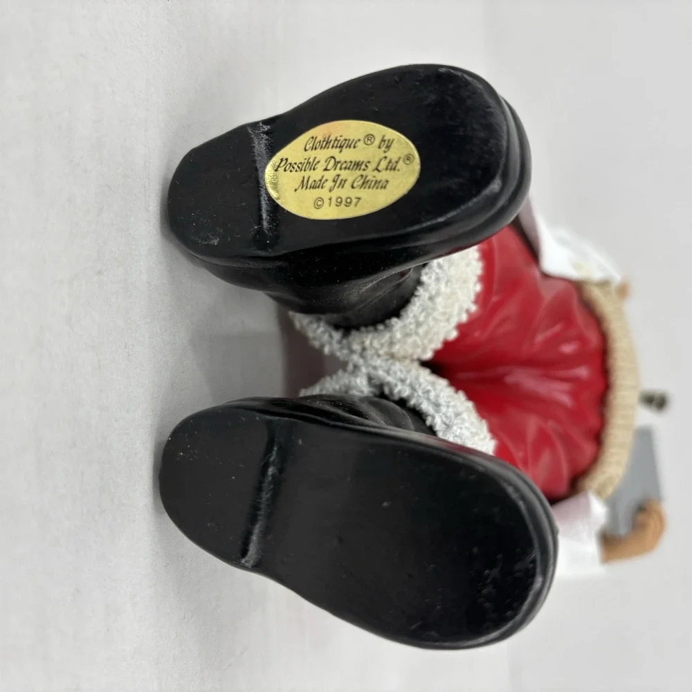 Clothtique Doctor Santa 1997 Possible Dreams 10 Inch Stethoscope Clipboard‎ VTG